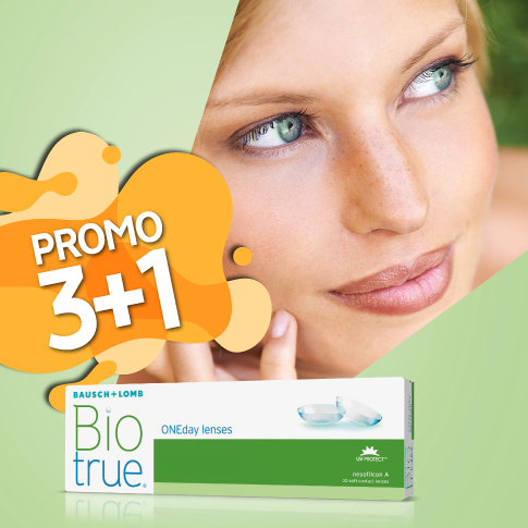 Promo 3+1 lenti a contatto Biotrue